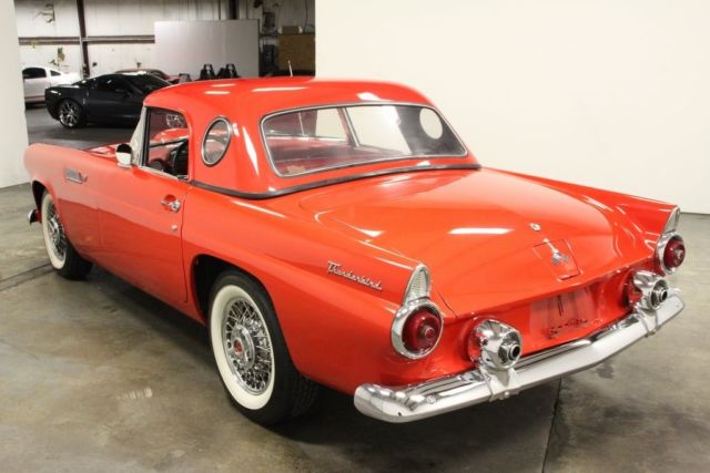 1955 Red Ford Thunderbird 2D Coupe