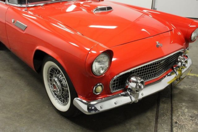 1955 Red Ford Thunderbird 2D Coupe