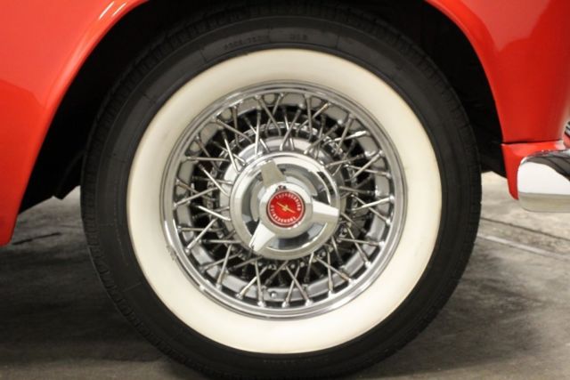 1955 Red Ford Thunderbird 2D Coupe