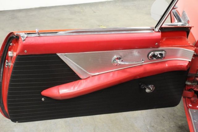 1955 Red Ford Thunderbird 2D Coupe