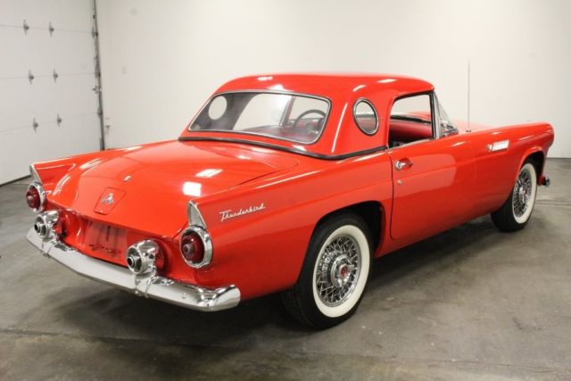 1955 Red Ford Thunderbird 2D Coupe
