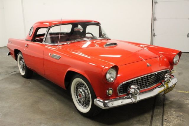 1955 Red Ford Thunderbird 2D Coupe