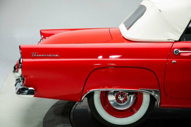 1955 Red Ford Thunderbird --