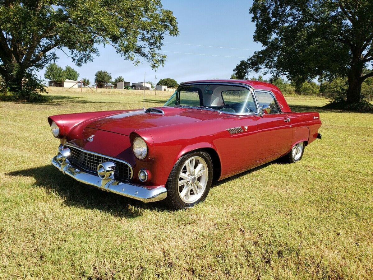 1955 Red Ford Thunderbird