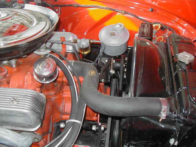 1955 Red Ford Thunderbird Convertible