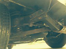 1955 Black and yellow Ford Fairlane hard top