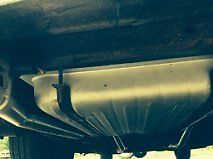 1955 Black and yellow Ford Fairlane hard top