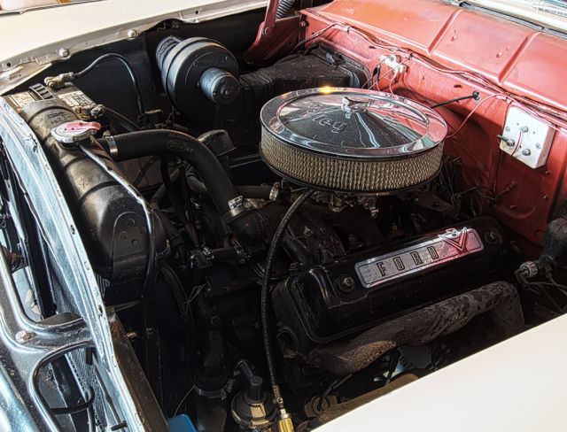 1955 Torch Red Ford Crown Victoria Coupe