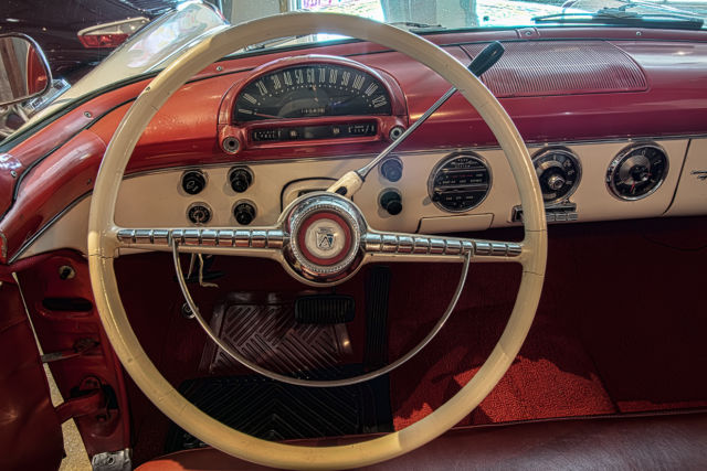1955 Torch Red Ford Crown Victoria Coupe