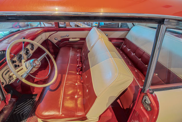 1955 Torch Red Ford Crown Victoria Coupe