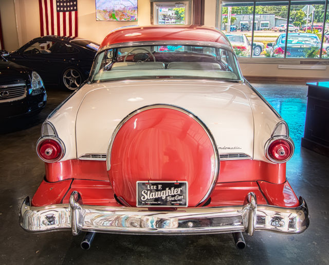 1955 Torch Red Ford Crown Victoria Coupe