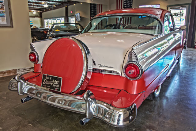 1955 Torch Red Ford Crown Victoria Coupe