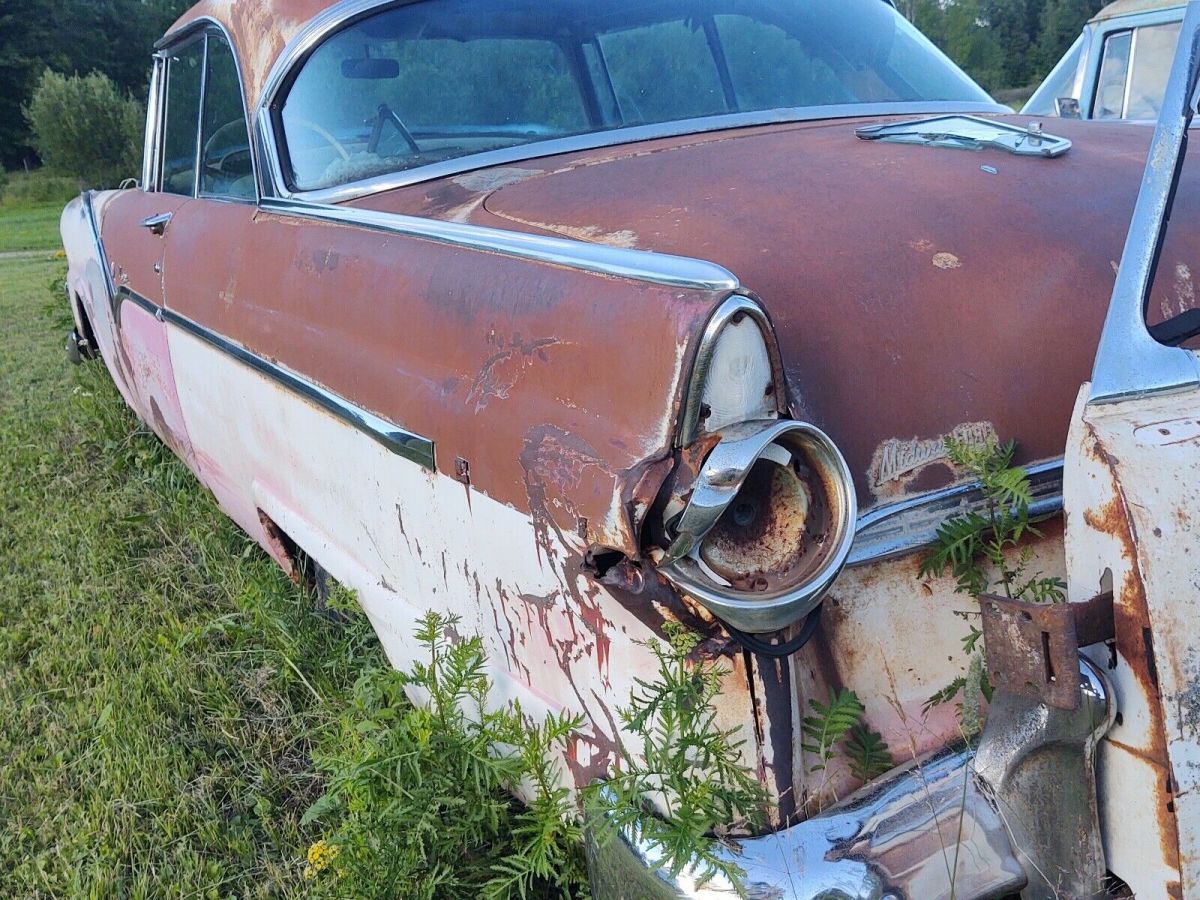 1955 White Ford Victoria