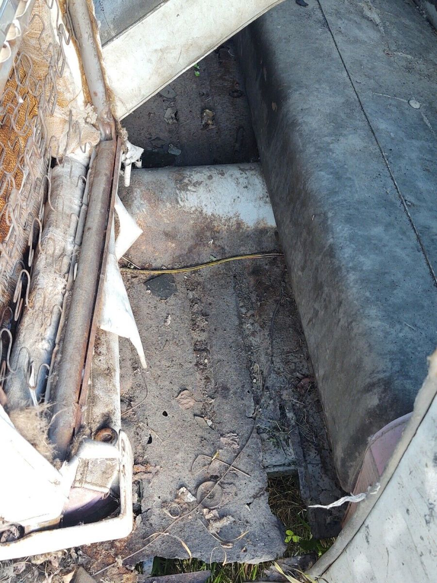 1955 White Ford Victoria