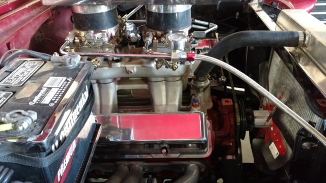 1955 Burgundy Chevrolet Bel Air/150/210 Coupe