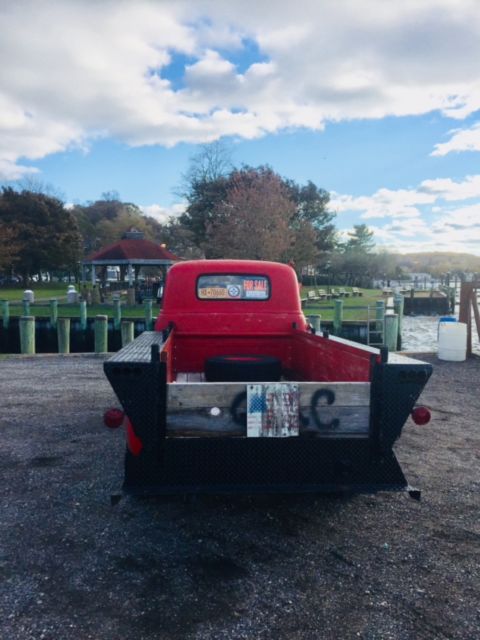 1955 Red GMC 250 Pick up