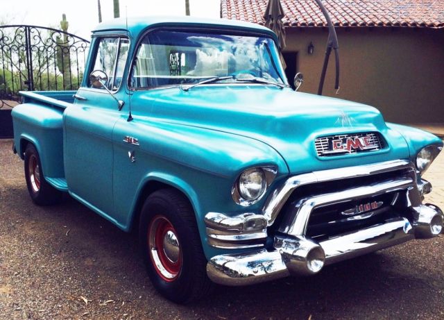 1955 Turquoise GMC 100 Standard Cab Pickup