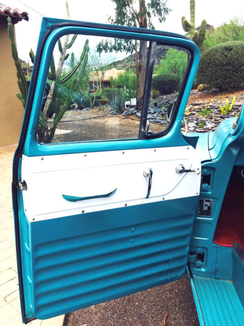 1955 Turquoise GMC 100 Standard Cab Pickup
