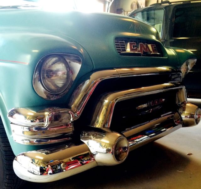 1955 Turquoise GMC 100 Standard Cab Pickup