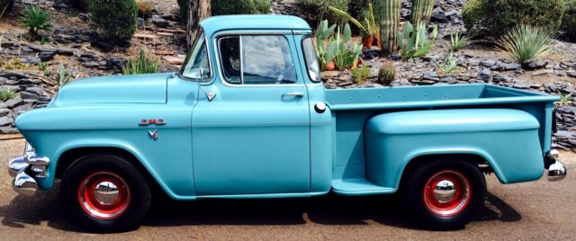 1955 Turquoise GMC 100 Standard Cab Pickup
