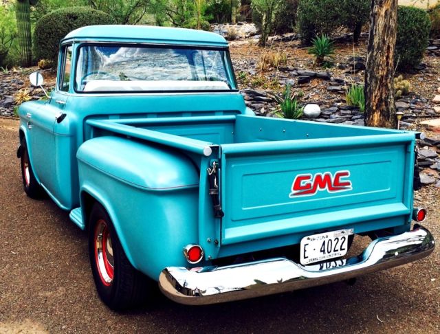 1955 Turquoise GMC 100 Standard Cab Pickup