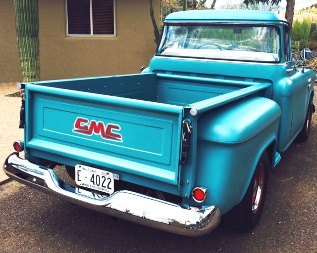 1955 Turquoise GMC 100 Standard Cab Pickup