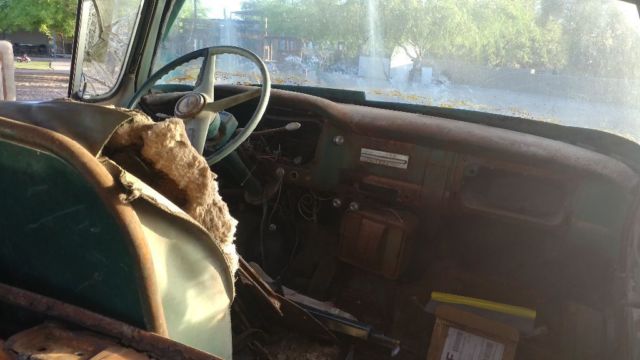 1955 Green GMC Suburban