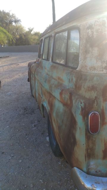 1955 Green GMC Suburban