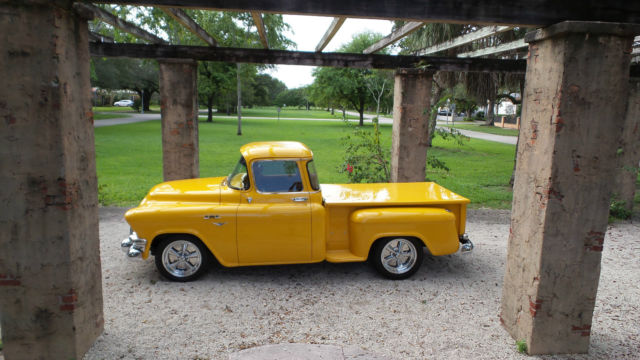 1955 White Chevrolet Other Pickups 5 window