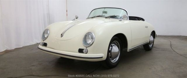 1955 White Porsche Speedster