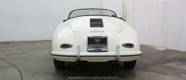 1955 White Porsche Speedster