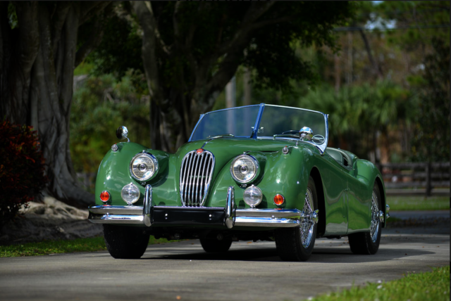 1955 Geen Jaguar XK Convertible