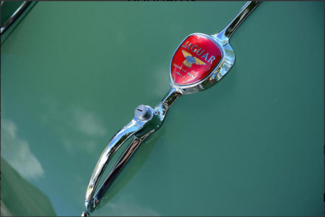1955 Green Jaguar XK Convertible