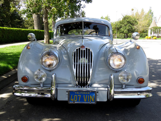 1955 Gray Jaguar XK Coupe