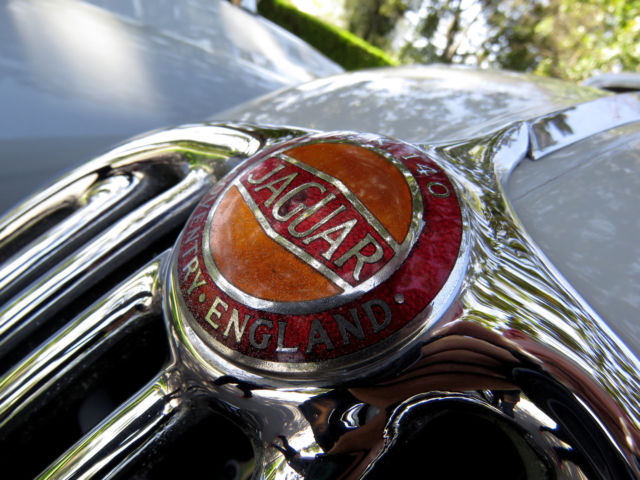 1955 Gray Jaguar XK Coupe