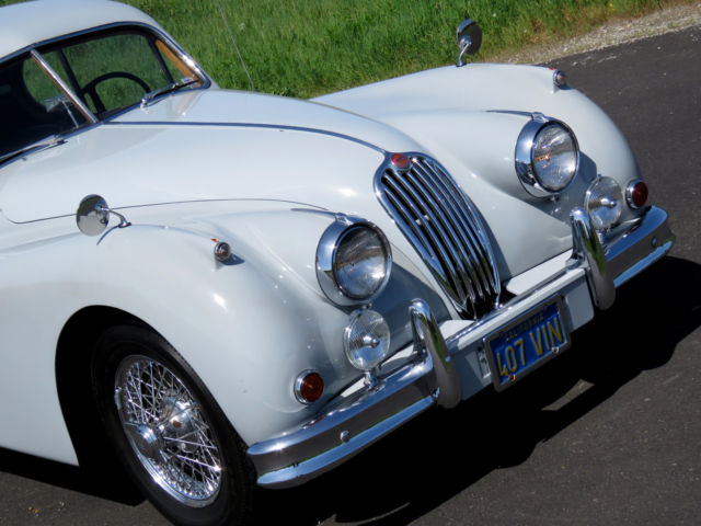 1955 Gray Jaguar XK Coupe