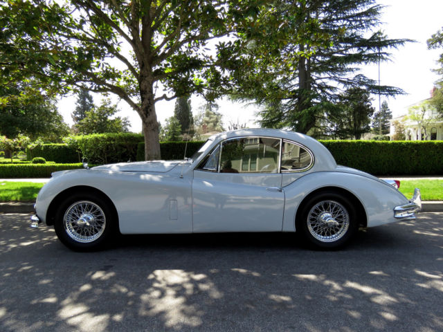 1955 Gray Jaguar XK Coupe