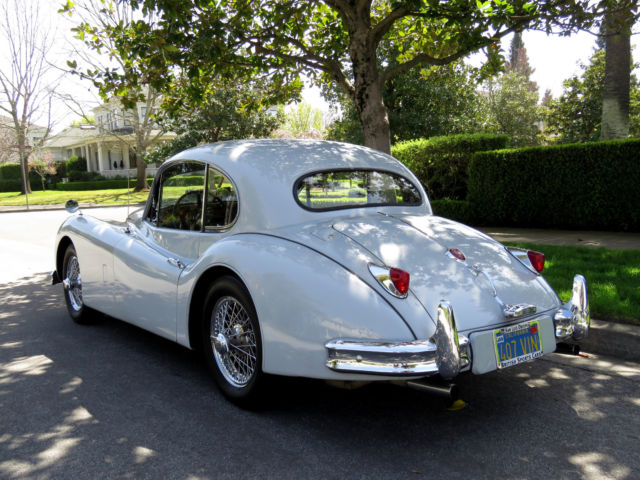 1955 Gray Jaguar XK Coupe