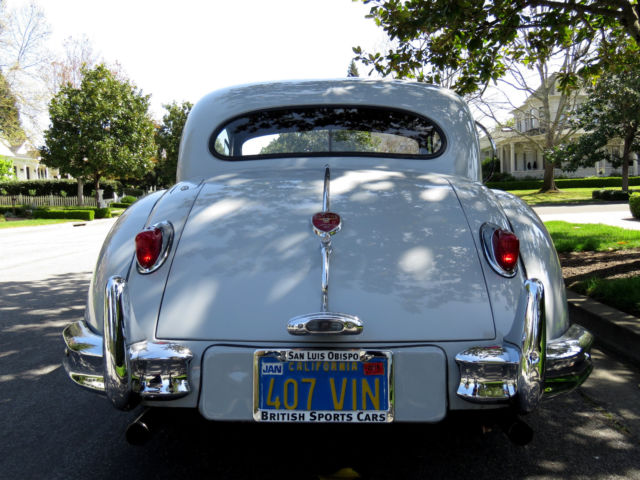 1955 Gray Jaguar XK Coupe