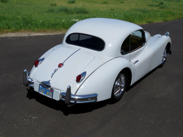 1955 Gray Jaguar XK Coupe