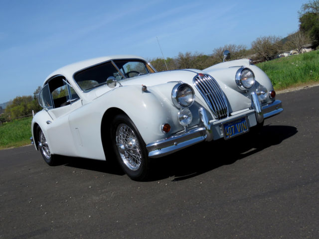 1955 Gray Jaguar XK Coupe