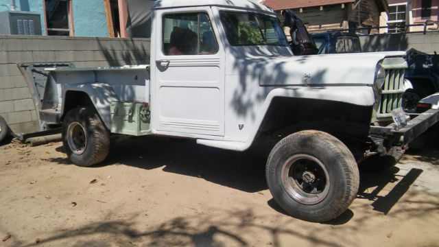 1955 Red Willys Cab & Chassis