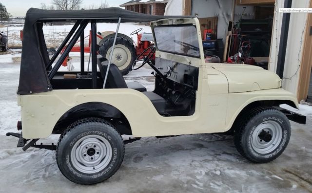 1955 Tan Willys CJ SUV