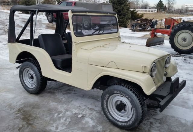 1955 Tan Willys CJ SUV