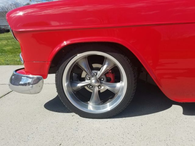 1955 Red Chevrolet Bel Air/150/210