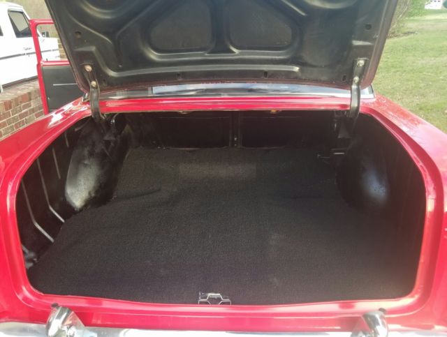 1955 Red Chevrolet Bel Air/150/210