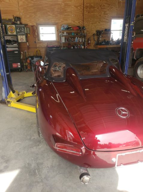 1955 Burgundy Mercedes-Benz Other Convertible