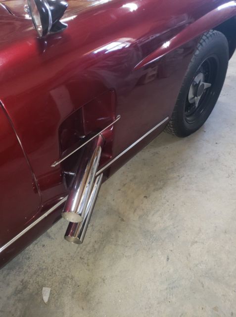 1955 Burgundy Mercedes-Benz Other Convertible