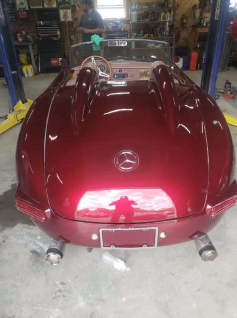 1955 Burgundy Mercedes-Benz Other Convertible