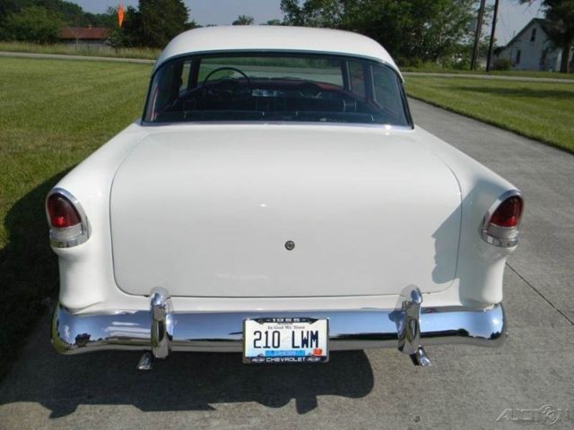 1955 White Chevrolet 210